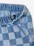 Bermuda motif damier forme loose denim bleached - vertbaudet enfant 