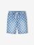 Bermuda motif damier forme loose denim bleached - vertbaudet enfant 