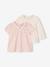 Lot de 2 T-Shirts naissance rose pâle - vertbaudet enfant 
