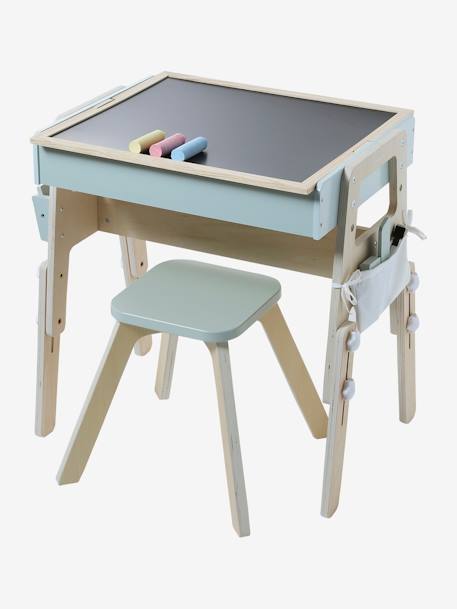 Tableau 5 en 1 en bois FSC® blanc - vertbaudet enfant 