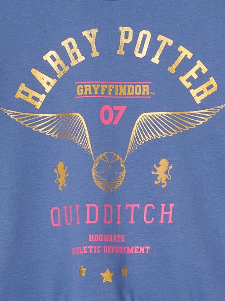 Sweat Harry Potter Vif d'or fille détails brillants bleu chambray - vertbaudet enfant 