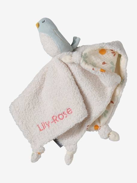 Koffer met knuffel, personaliseerbaar en rammelaar SAVANIA ecru - vertbaudet enfant 