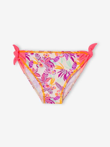 Zwemset voor meisjes met anti-UV shirt + broekje ecru - vertbaudet enfant 