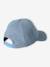 Casquette brodée fille bleu jean+écru - vertbaudet enfant 