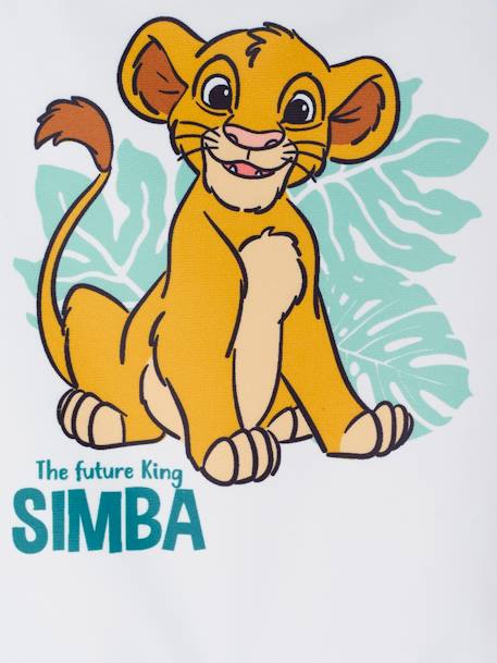 Badpakset Simba T-shirt met UV-bescherming + zwembroek Disney® LEEUWENKONING hemelsblauw - vertbaudet enfant 