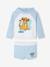 Badpakset Simba T-shirt met UV-bescherming + zwembroek Disney® LEEUWENKONING hemelsblauw - vertbaudet enfant 