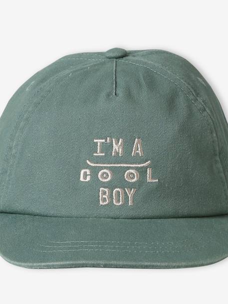 Casquette « Cool boy » garçon lichen - vertbaudet enfant 