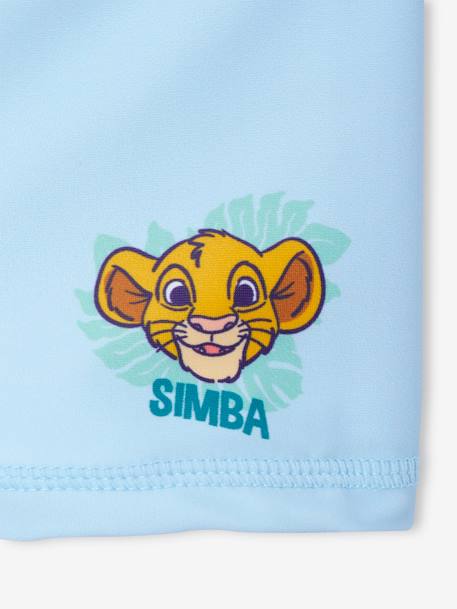 Badpakset Simba T-shirt met UV-bescherming + zwembroek Disney® LEEUWENKONING hemelsblauw - vertbaudet enfant 