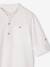 Chemise col Mao personnalisable blanc+bleu ardoise+bleu ciel+vert sauge - vertbaudet enfant 