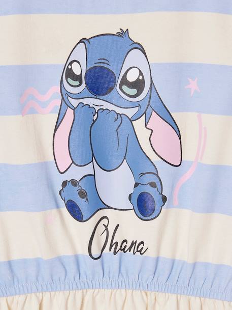 Gestripte Disney® Stitch jurk hemelsblauw - vertbaudet enfant 