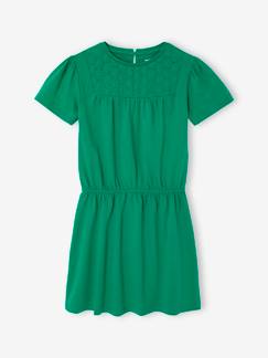 -Robe détail en macramé fille