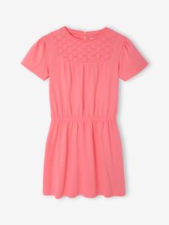 -Robe détail en macramé fille