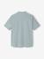 Chemise en lin col Mao garçon blanc+vert sauge - vertbaudet enfant 
