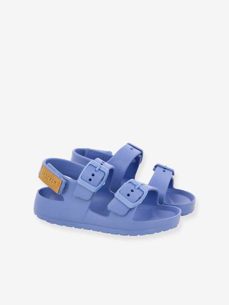 Kindersandalen Surfy Buckles SHOO POM® blauw+rozen - vertbaudet enfant 