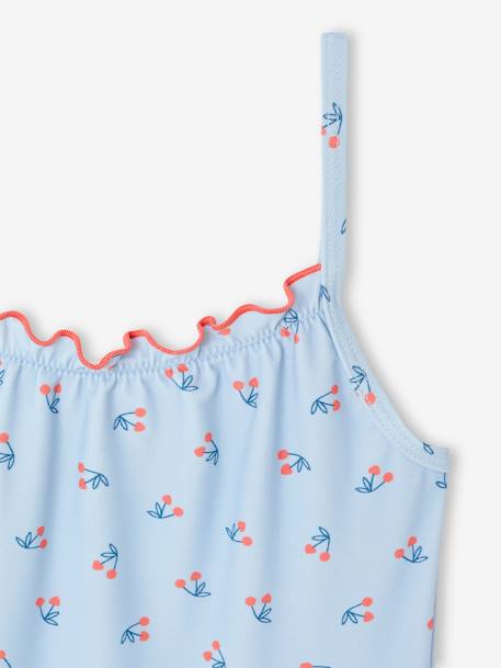 Badpak voor meisjes hemelsblauw - vertbaudet enfant 