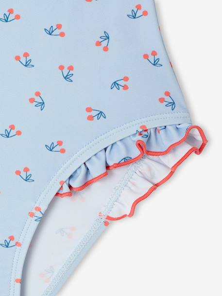 Badpak voor meisjes hemelsblauw - vertbaudet enfant 