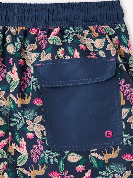 Zwemshort voor heren uit de familiecollectie inktblauw - vertbaudet enfant 