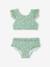Maillot de bain 2 pièces fleuri fille bleu ciel - vertbaudet enfant 