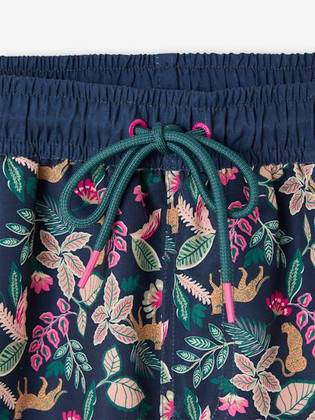 Zwemshort voor heren uit de familiecollectie inktblauw - vertbaudet enfant 