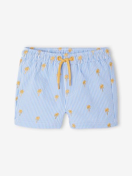 Short de bain imprimé bébé garçon bleu ciel - vertbaudet enfant 