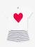 Pyjama short enfant imprimé coeur marine - vertbaudet enfant 