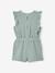 Combishort fille gaze de coton à volants vert sauge - vertbaudet enfant 