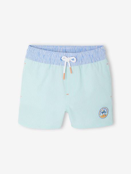 Maillot de bain garçon vert d'eau - vertbaudet enfant 