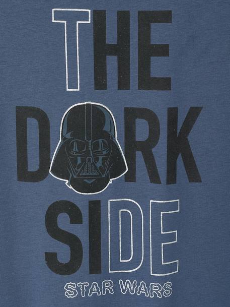 Tee-shirt Star Wars The Dark Side motif avec détails holographiques indigo - vertbaudet enfant 