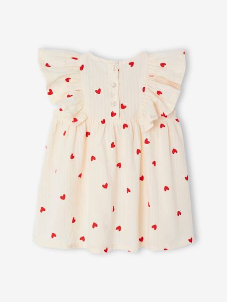Babyjurk in seersucker vanille - vertbaudet enfant 