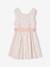 Robe de cérémonie motifs fleurs fille blanc imprimé+bleu+rose imprimé - vertbaudet enfant 