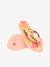 Teenslippers kids Flores Ballet HAVAIANAS goudbeige - vertbaudet enfant 