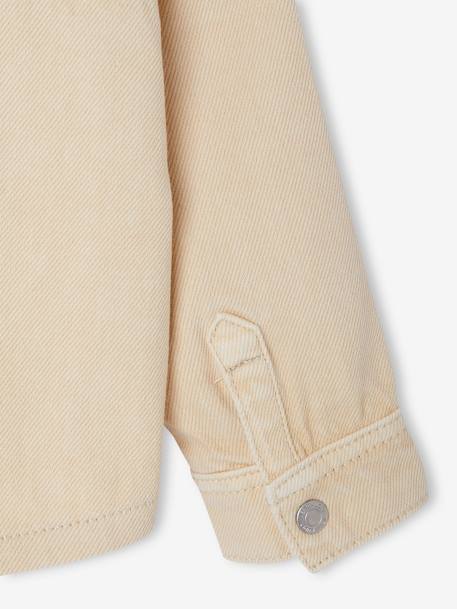 Surchemise bébé pressionnée sable+taupe - vertbaudet enfant 