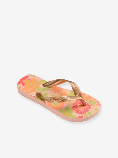 Teenslippers kids Flores Ballet HAVAIANAS goudbeige - vertbaudet enfant 