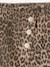 Jupe short asymétrique motif léopard fille beige - vertbaudet enfant 