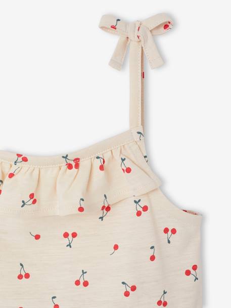 Lot de 2 robes fille à bretelles marine+vert sauge - vertbaudet enfant 