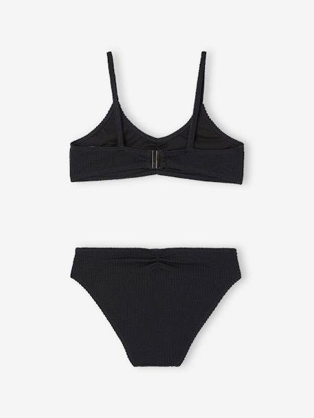Maillot de bain 2 pièces fille noir - vertbaudet enfant 