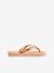 Teenslippers kids Flores Ballet HAVAIANAS goudbeige - vertbaudet enfant 
