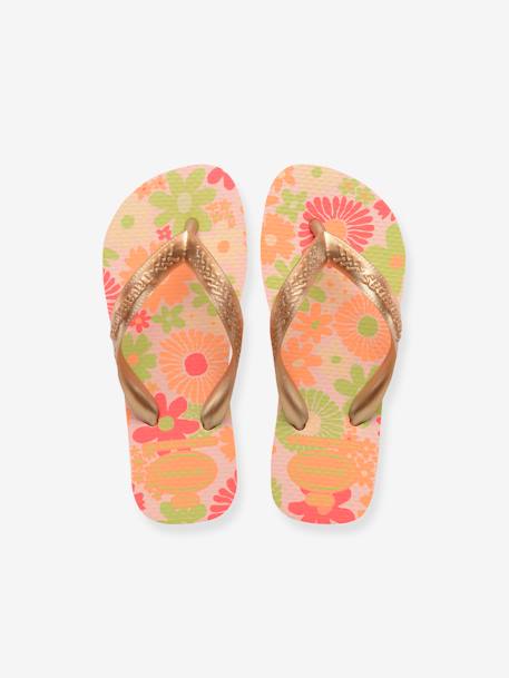 Teenslippers kids Flores Ballet HAVAIANAS goudbeige - vertbaudet enfant 