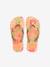 Teenslippers kids Flores Ballet HAVAIANAS goudbeige - vertbaudet enfant 
