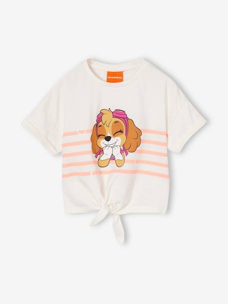 Ensemble t-shirt noué + short Pat Patrouille Stella corail - vertbaudet enfant 