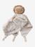 Doudou personnalisable en gaze de coton + hochet et valisette BABYLON vert - vertbaudet enfant 