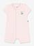 Combinaison courte bébé col Claudine blush - vertbaudet enfant 