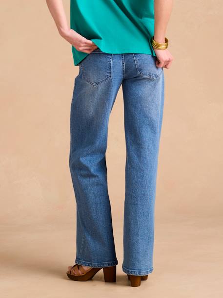 Jean de grossesse large bandeau seamless stone - vertbaudet enfant 