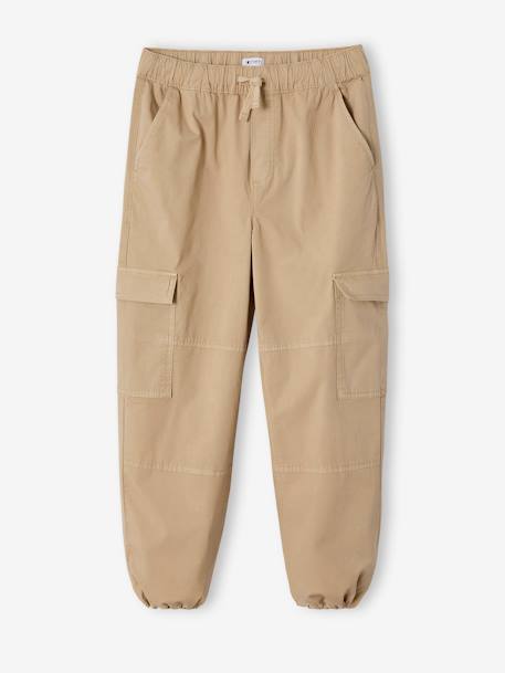 Pantalon Parachute Garçon beige - vertbaudet enfant 