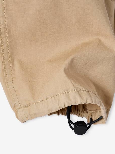 Parachutebroek voor jongens beige - vertbaudet enfant 