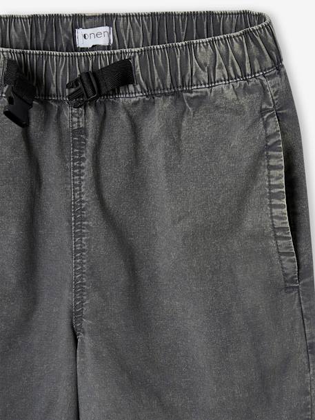 Pantalon garçon large effet délavé anthracite - vertbaudet enfant 