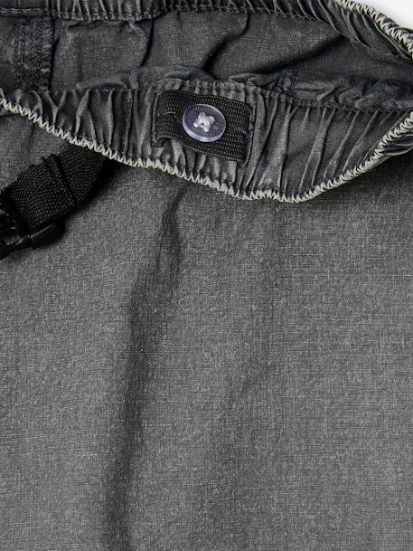 Pantalon garçon large effet délavé anthracite - vertbaudet enfant 