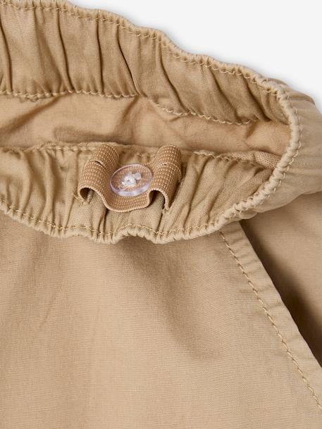 Parachutebroek voor jongens beige - vertbaudet enfant 