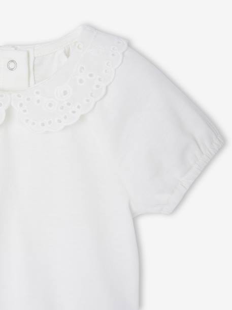 Ensemble bébé fille cérémonie T-shirt et jupon en tulle vert sauge - vertbaudet enfant 