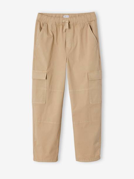 Pantalon Parachute Garçon beige - vertbaudet enfant 